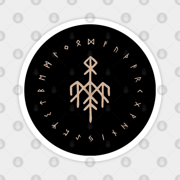 wardruna vikings norse-mythology-symbols Magnet by Lamink